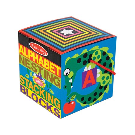 Melissa & Doug Blocks Nest/Stack 10Pc 2782